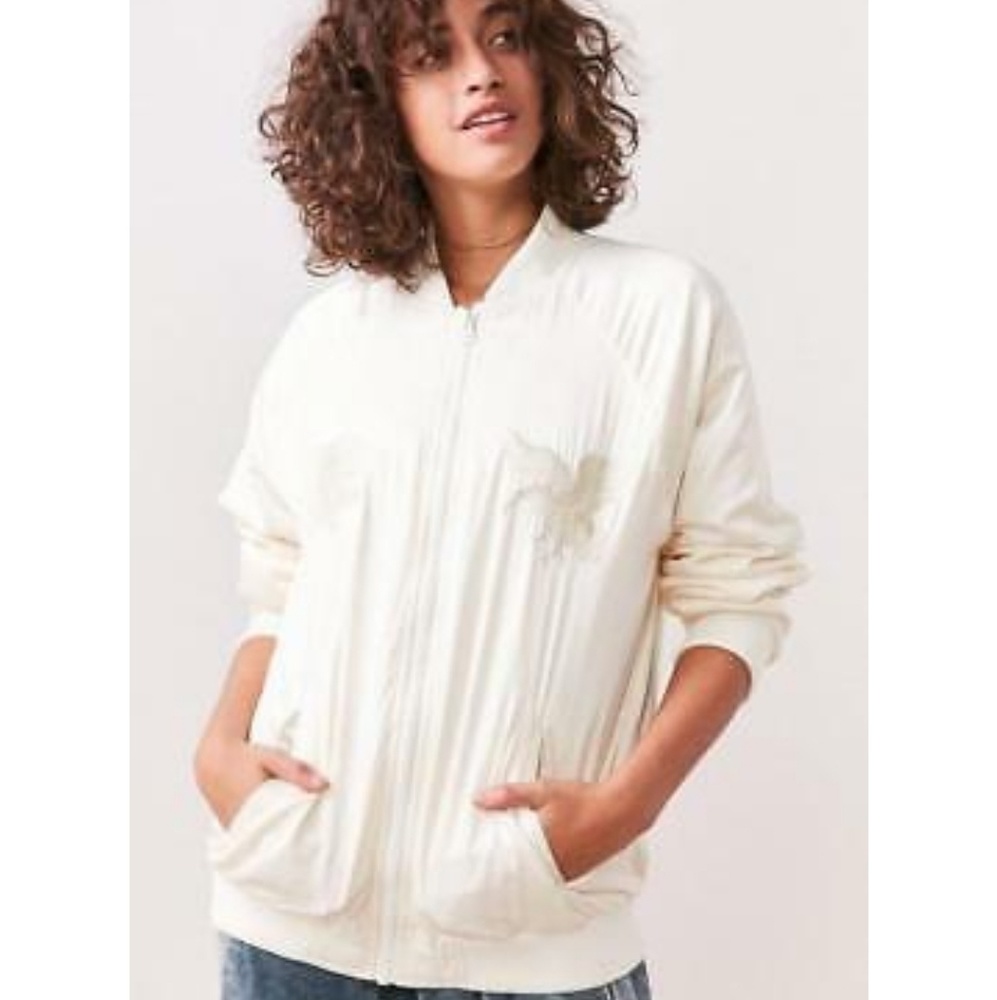 Silence+Noise Monochrome Souvenir Bomber Jacket